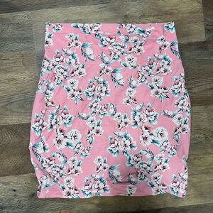 Floral Pink Skirt